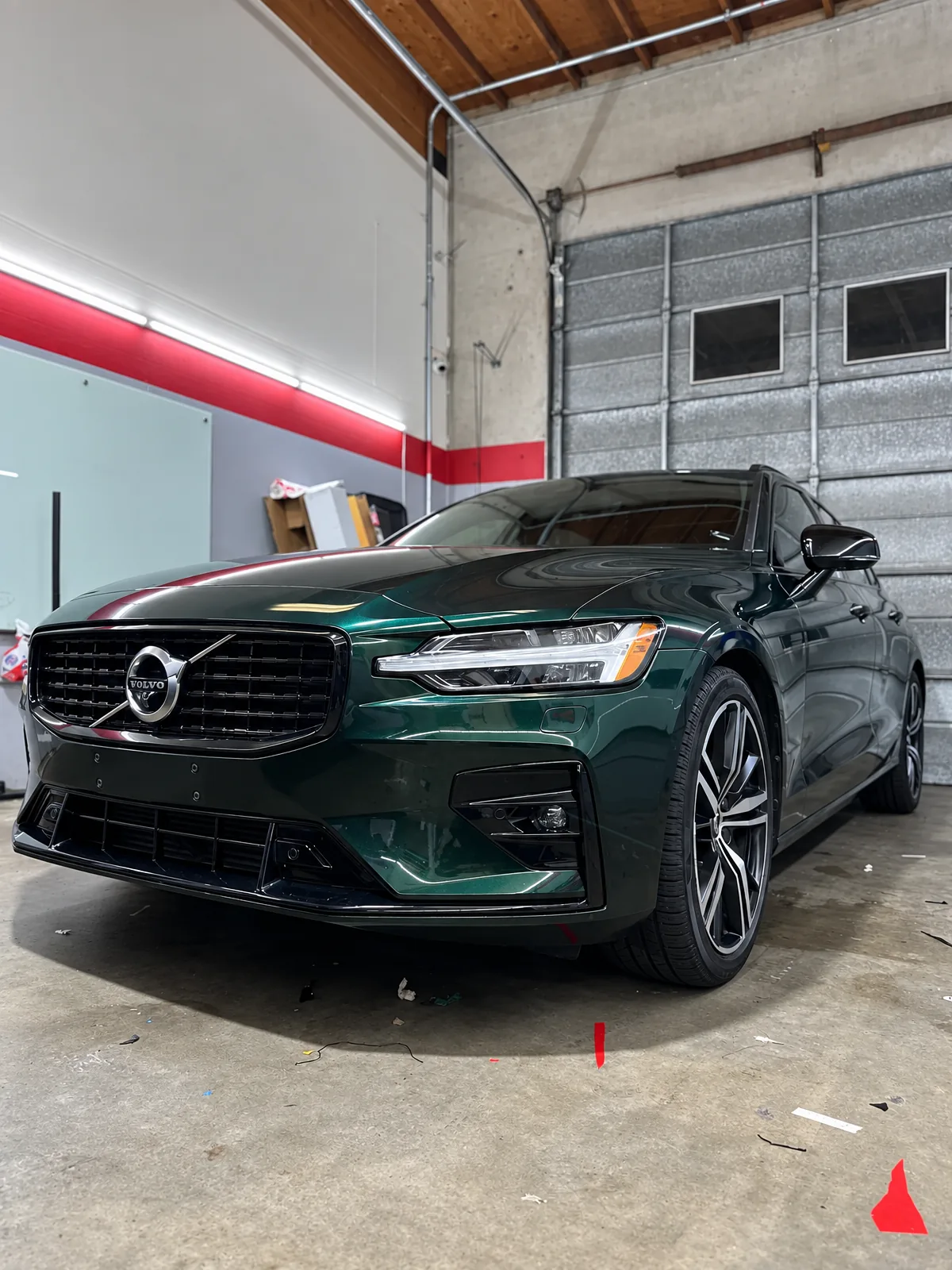 Volvo S60 in dark green — Oka's Car Care, Mountain View