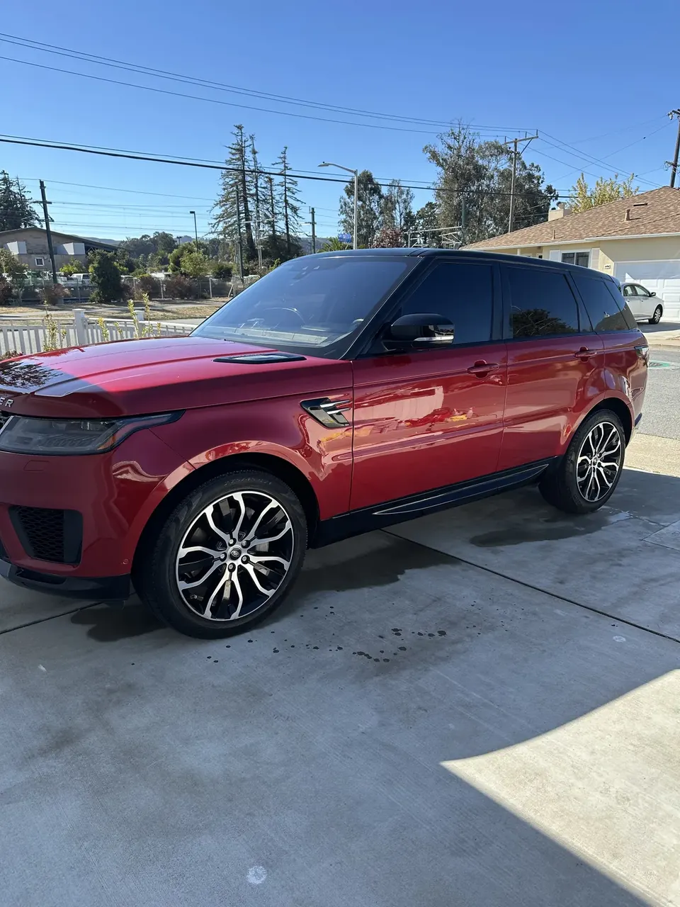 Range Rover Sport in red, detailing gallery, Oka's Car Care, Mountain View