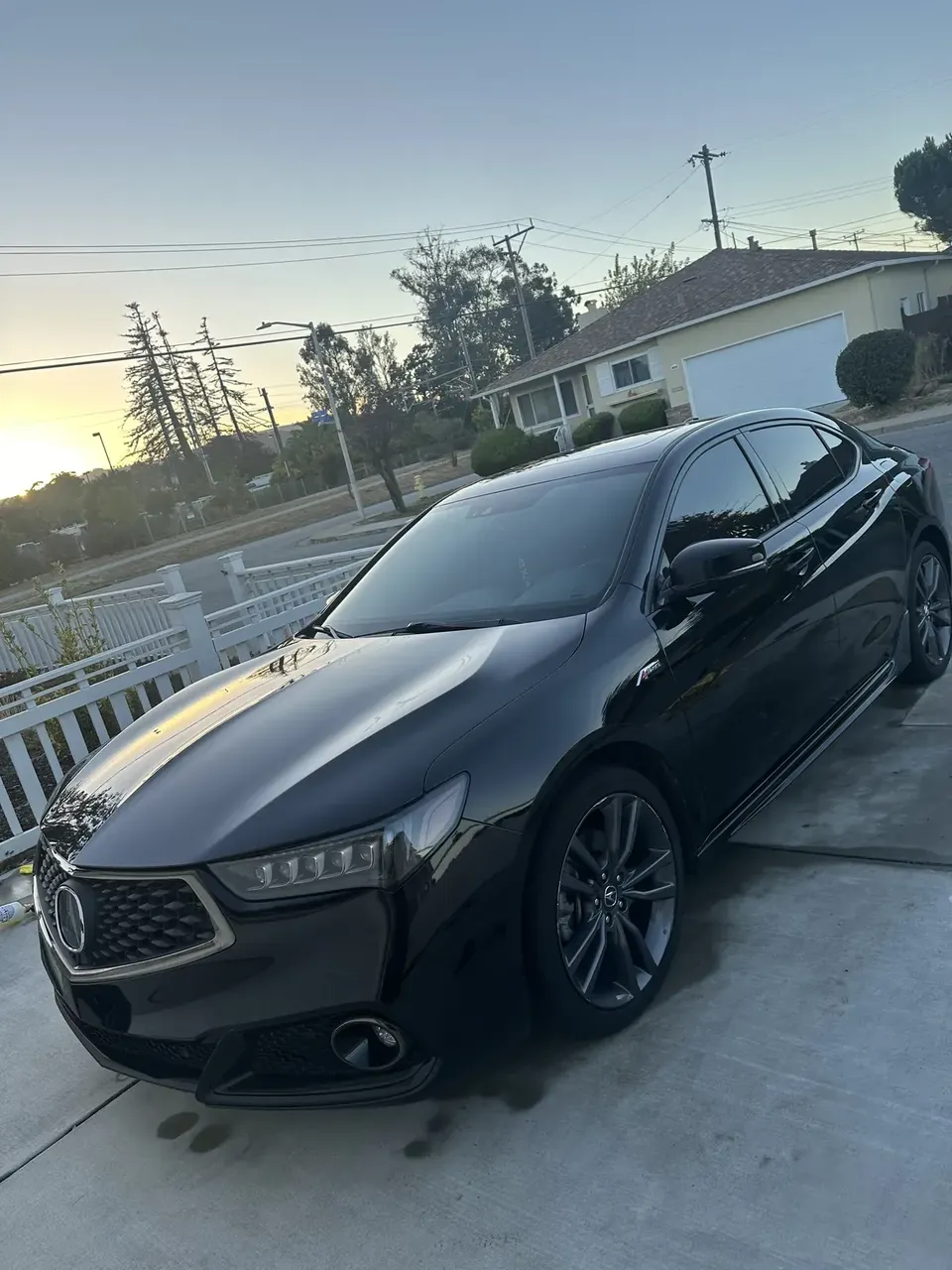Acura TLX in black, detailing gallery, Oka's Car Care, Mountain View