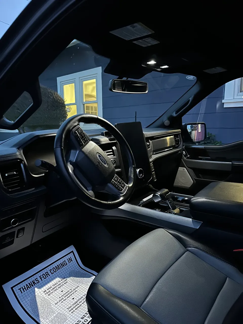 Pickup interior after an interior detail, detailing gallery, Oka's Car Care, Mountain View